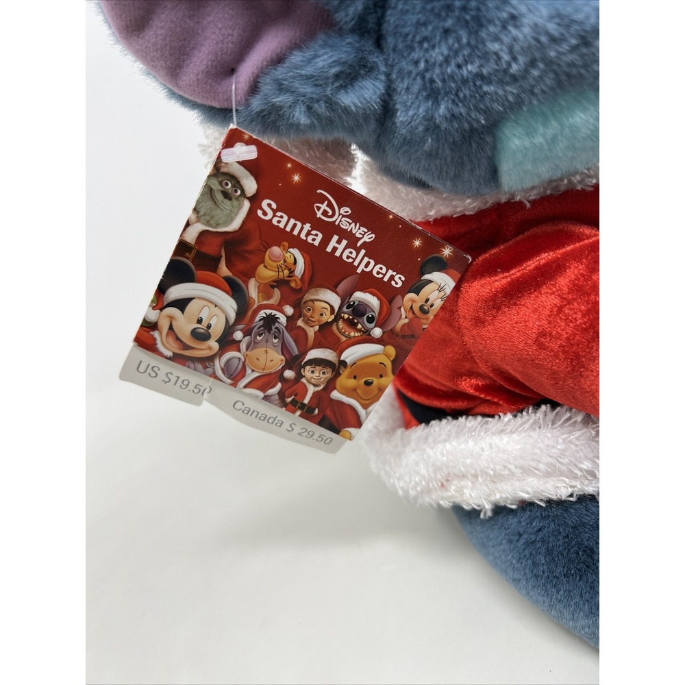 Disney Store Stitch Christmas Santa Helpers Stuffed Plush Toy 12" - Picture 5 of 7
